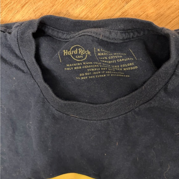 Hard Rock Cafe New York Navy Blue T-Shirt - Picture 3 of 3